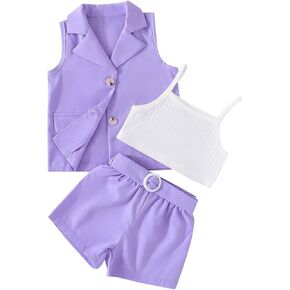 Baby Stretch Wrap Little Child Girls Suit Undershirt Jacket Camisole Bottoming Shorts Summer Fashion Shy Girl Clothes