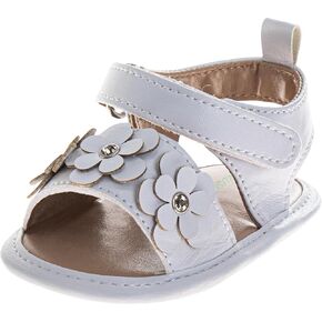 Josmo Baby Girl Sandals Soft Sole Spring Summer Dress Floral, Butterfly & Bow Sandals Size 2-4 Infant