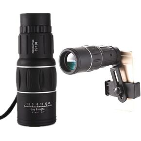 2025 High Power 8X52 Monocular Telescope for Adults - HD Prism Compact Monocular for Bird Watching, Hunting, Hiking, Travel & Outdoor Activities - Waterproof Fogproof - Ideal Gift for Men Women