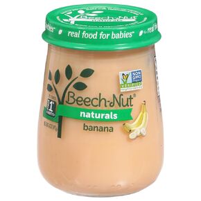 Beech-Nut Stage 1 Baby Food ، الموز ، 4 أونصة