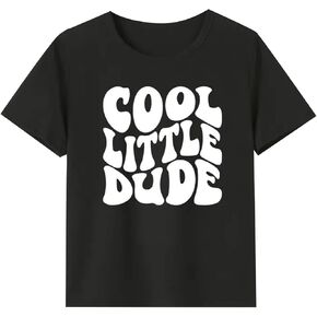 Long Sleeve Undershirt for Girls Kids Toddler Baby Unisex Spring Summer Letter Print Cotton Short Sleeve Tshirt