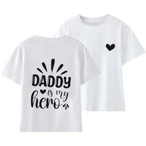 Long Sleeve Undershirt for Girls Kids T Shirt Baby Girls T Shirt Boys' Short Sleeve Top Parent Child Sentiment