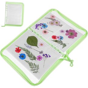 Gadpiparty Kpop Photocard Binder with PVC Sleeves Portable Sticker Album for Photos Postcards Cards Stylish and Spacious Storage for Collecting Memories