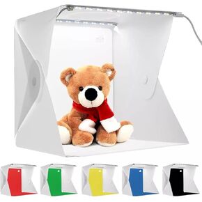 Upgrade Folding Photo Studio Box Photography Softbox Light Box Studio Shooting Tent Box Kit with 6 Color Backdrops