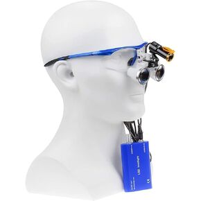 3.5 Dental Loupe with Light, Working Distance Surgical Binocular Loupe with 5W Headlight, Medical Binocular Loupe