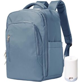 VGCUB Carry on Backpack, Large Travel Backpack for Women Men Airline Approved Gym Backpack Waterproof Business Laptop Daypack Expandable, Beige