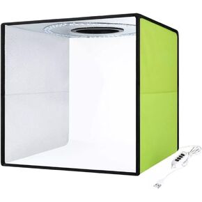 30cm Photography Softbox Fold Portable LED Light Photo Lighting Studio Shooting Tent Foto Box Kit with 6 Colors Backdrops