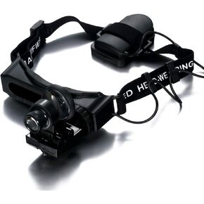 LED Head Head Watch Maintenance Loupes Double Eye Mancifiers مع ضوء LED مع 4 عدسات