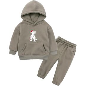 Infant Baby Santa Cloyhing Boys Girls Middle and Large Children Christmas Fleece Warm Thickened Dinosaur Cosplay Clothes
