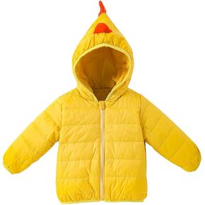 Coats for Kids Baby Girls Boys Winter Coats for Toddler Cute Chicken Lightweight Puffer Jacket Kids Down