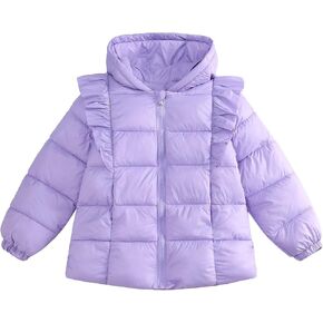 Winter Coats Kids Toddler Baby Boys Girls Solid Padded Jacket Infant Winter Warm Clothes Boys down Coat Size 12
