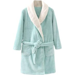 Toddler Flannel Plush 𝗥obe Solid Comfort Soft Towel 𝐁ath𝗿obe 𝗣a𝗷amas for Boys Girls Fleece Girls 5t Dog