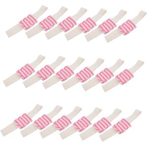 18pcs Diaper Fixing Belts Fastener with High Elasticity Soft Material Non Hurt Design for Easy Diaper Application for Newborns