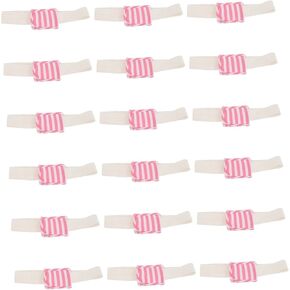 Milisten 18pcs Diaper Fastening Belts Nappy Fixing Straps for Newborns Soft and Comfortable Diaper Accessories for