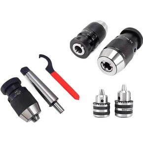 1pc MT1 MT2 MT3 MT4 MT5 R8 C10 C12 C16 C20 B10 B12 B16 B18 B22 Morse Drill Chuck Lathe CNC Drill Machine Self-Tightening Drill Chuck(MTA1-B12(1-10mm))