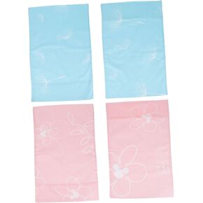 Ciieeo Dustproof Pillow Case Set 4pcs Cotton Pillow Cover for Bedroom Decor Easy to Clean
