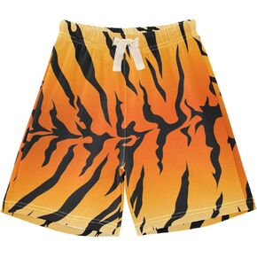 Fisyme Baby Boys Shorts Elastic Waist Cotton Casual Athletic Shorts Toddler Kids Pants 2T-5T