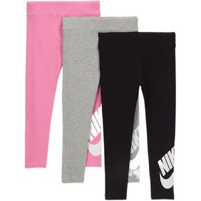 Nike Club Toddler Leggings (3-Pack) (26M387-023, Black)