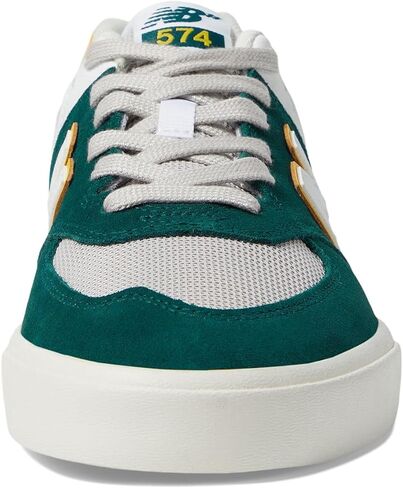 حذاء New Balance 574 Vulc أسود/أزرق مخضر عتيق للرجال في الولايات المتحدة 10.5، مقاس 12 للسيدات متوسط in Saudi Arabia