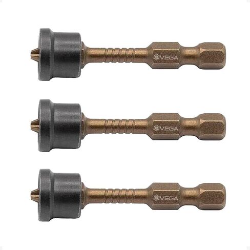 مؤثرات effectech phillips #2 drywall - 2 "2" Drywall Screw Setter Bit مع setter عمق المسمار indenter - 3 حزمة in Kuwait