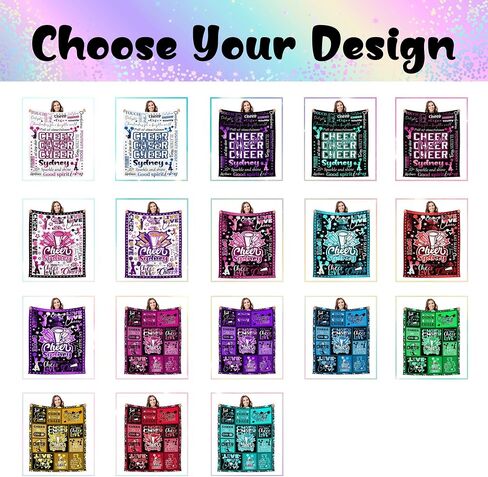 Ship Next Day,Personalized Baby Blanket for Girls Custom Birthday Blanket with Name Soft Butterfly Flower Pattern Personalized Name Blankets for Kids Daughter Granddaughter Friends on Birthday in Saudi Arabia
