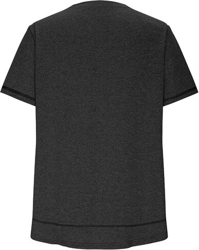 Plus Size Workout Tops for Women Short Sleeve Loose Fit Shirts Athletic Gym Yoga Clothing Breathable Sporty Shirt in Saudi Arabia