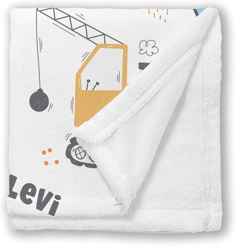 Arteaga Personalized Baby Blankets for Boys, Customized Baby Blankets for Boys, Woodland Animals Baby Blanket, Best Gift for Baby, Newborn, New Mom, Super Soft Plush Fleece, 30''x40'' in Saudi Arabia