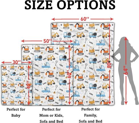 Arteaga Personalized Baby Blankets for Boys, Customized Baby Blankets for Boys, Woodland Animals Baby Blanket, Best Gift for Baby, Newborn, New Mom, Super Soft Plush Fleece, 30''x40'' in Saudi Arabia