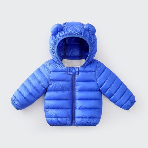 Boys and Toddler's Lightweight Packable Puffer Jacket Baby Girls Winter Coat Cute Bear Ears Hooded 4t Outfits Boys in Saudi Arabia
