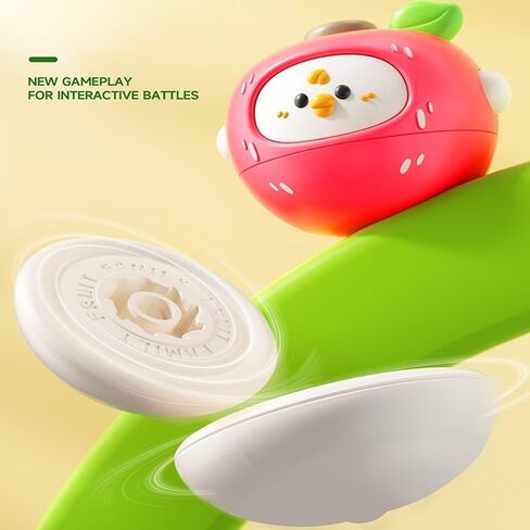 PINU Fruits Spinning Tops Battle Toy Series - Interactive Learning Gift for Kids & Parents - Toddler-Friendly Activity - Birthday Party Favourite in Saudi Arabia