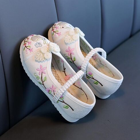 sfdgfhyf Boys Tennis Shoes Girls Flat Bottomed Embroidered Sandals Fashionable 2 to 12 Years Children Performance Sandals in Saudi Arabia