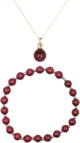 حجر الراين 2 حزمة أساور الزنجفر قلادة مطرز فنغ شوي الثروة سوار العسل الشمع الفيروز الأحمر العقيق مضفر حبل قلادة مجموعة مجوهرات الهدايا تصميم الأزياء قابل للتعديل للرجال النساء حظا سعيدا in Kuwait