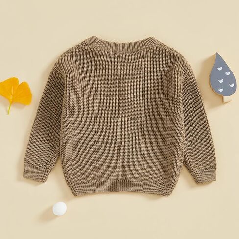 Toddler Baby Boy Girl Winter Clothes Silly Goose Baby Sweater Long Sleeve Knit Sweatshirt Chunky Sweater Fall Outfits in Saudi Arabia