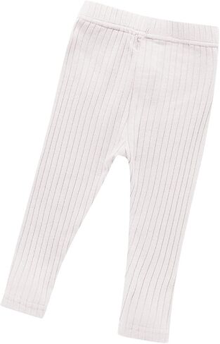 Toddler Kids Cotton Pants for Baby Boys Girls Solid Color Elastic Waist Leggings Sport Fitness Comfy in Kuwait