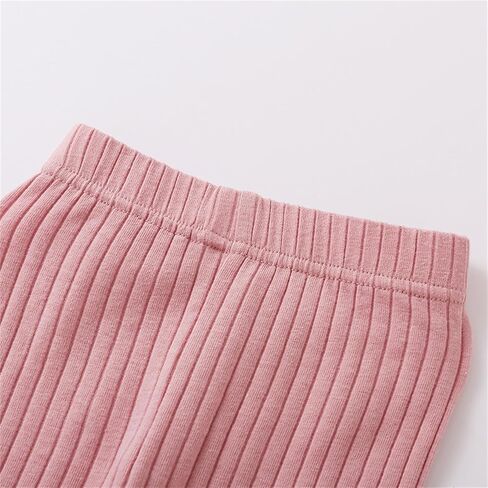 Toddler Kids Cotton Pants for Baby Boys Girls Solid Color Elastic Waist Leggings Sport Fitness Comfy in Kuwait