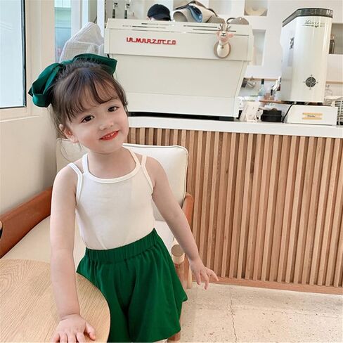 T Shirts Toddler Summer Top for Girls Cotton Blend Kids Underwear Girls Camisole Children Undershirt Baby Singlet in Saudi Arabia