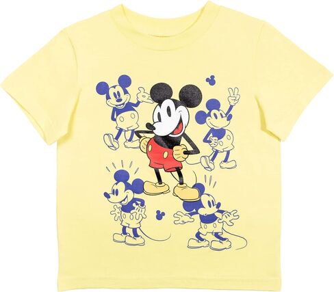Disney Mickey Mouse Toddler Boys 3 Pack T-Shirts Black/Blue/Red 2T in Saudi Arabia