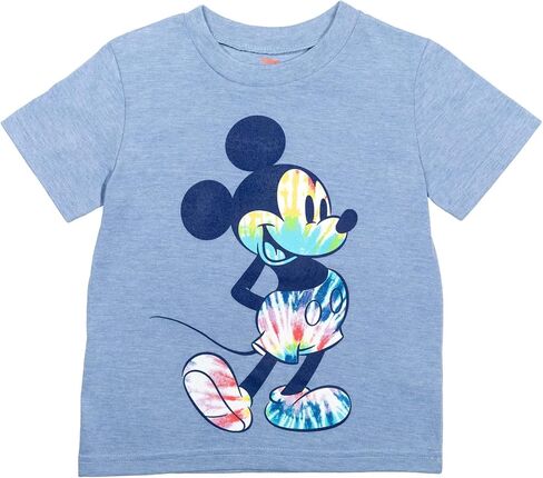Disney Mickey Mouse Toddler Boys 3 Pack T-Shirts Black/Blue/Red 2T in Saudi Arabia
