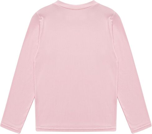 Baby Boys Girls Round Neck Thermal Tops Long Sleeve Ribbed T-Shirt Blouse Warm Undershirt Fall Winter Clothes in Saudi Arabia