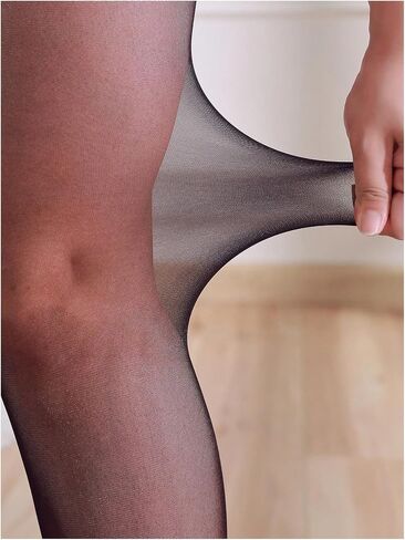 MakeMeChic Women's Maternity Pantyhose Stocking Sheer Over The Belly Pregnancy Tights in Saudi Arabia