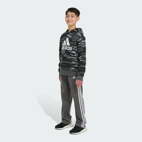 adidas Boys' Long Sleeve Camo Print Hoodie, Black (New) in Saudi Arabia