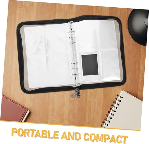 Stobok A5 Photocard Binder مع 6 حلقة Zipper Binder Album Albractlable Photocard Holder Photo Travel Organizer لتخزين بطاقة KPOP in Kuwait