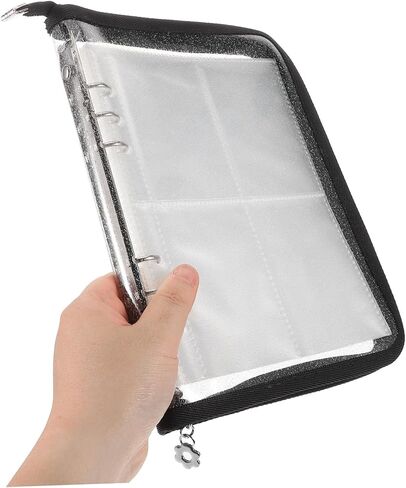 Stobok A5 Photocard Binder مع 6 حلقة Zipper Binder Album Albractlable Photocard Holder Photo Travel Organizer لتخزين بطاقة KPOP in Kuwait