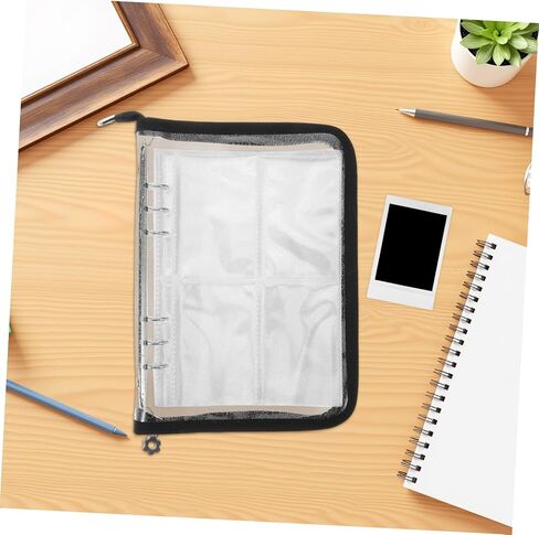 Stobok A5 Photocard Binder مع 6 حلقة Zipper Binder Album Albractlable Photocard Holder Photo Travel Organizer لتخزين بطاقة KPOP in Kuwait