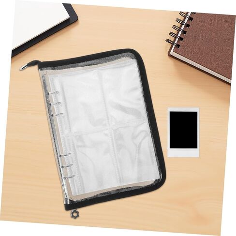 Stobok A5 Photocard Binder مع 6 حلقة Zipper Binder Album Albractlable Photocard Holder Photo Travel Organizer لتخزين بطاقة KPOP in Kuwait