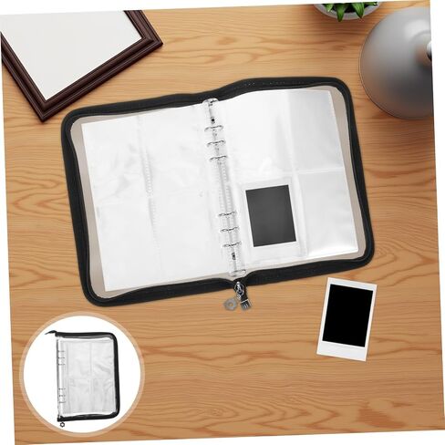 Stobok A5 Photocard Binder مع 6 حلقة Zipper Binder Album Albractlable Photocard Holder Photo Travel Organizer لتخزين بطاقة KPOP in Kuwait