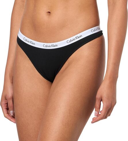 Calvin Klein Women's Carousel Logo Cotton Thong Multipack Panty in Saudi Arabia