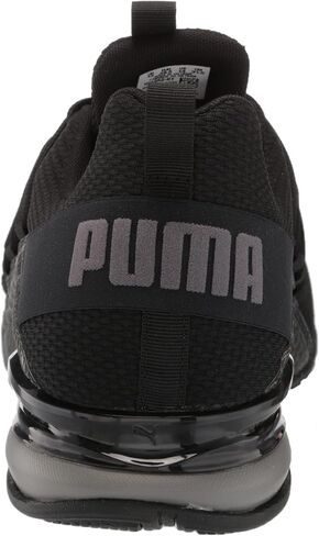 PUMA Men's AXELION REFRESH Cross Training Sneaker, PUMA Black-Cool Dark Gray-PUMA Red, 9 in Saudi Arabia