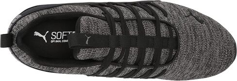 PUMA Men's AXELION REFRESH Cross Training Sneaker, PUMA Black-Cool Dark Gray-PUMA Red, 9 in Saudi Arabia