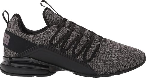 PUMA Men's AXELION REFRESH Cross Training Sneaker, PUMA Black-Cool Dark Gray-PUMA Red, 9 in Saudi Arabia